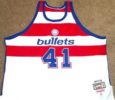 NEW VTG AUTHENTIC WES UNSELD BULLETS 1977-78 MITCHELL & NESS THROWBACK JERSEY 54