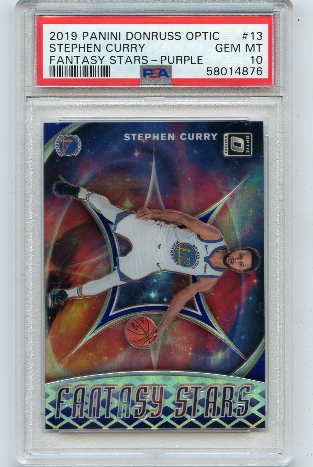 その他 2019 Optic NBA Stephen Curry PSA 10 2019 Panini Donruss Optic #8 Stephen Curry - Blue /59 PSA 10