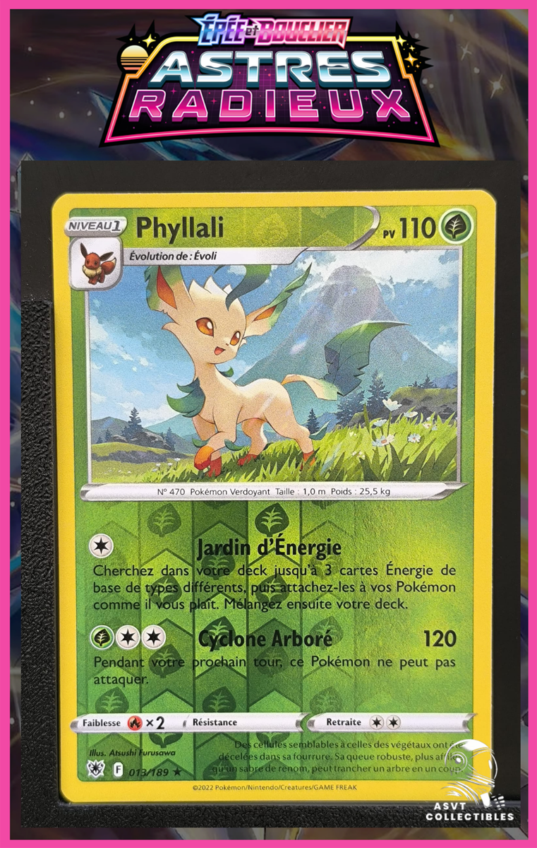 Phyllali 013/189 Reverse – Myboost X Coffret 10 Cartes Pokémon Françaises Épée Et Bouclier 10 Astres Radieux