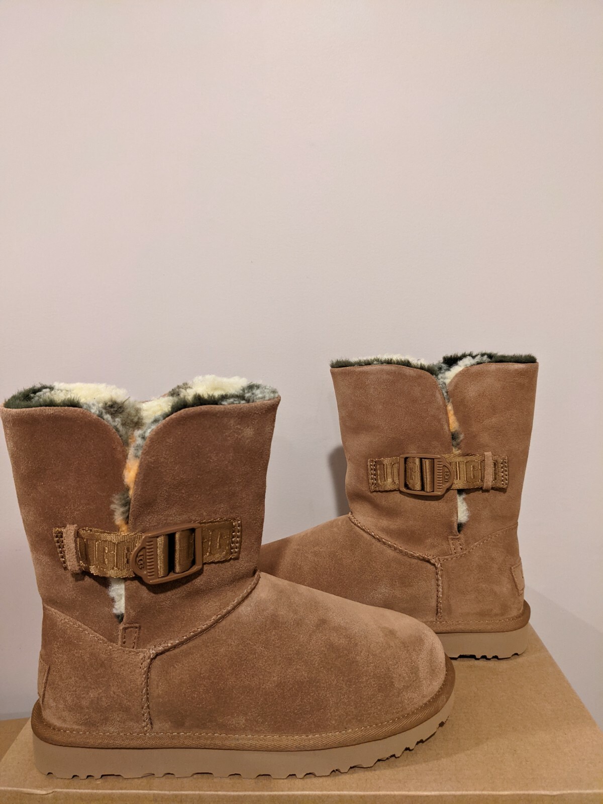 Bailey Buckle Cali Collage Boots Size 