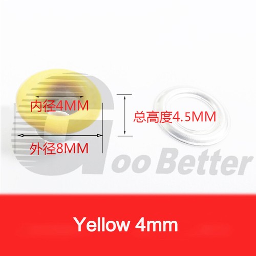 Eyelet with Washer Leather Craft Repair Grommet 4mm 4.5mm Red Yellow Blue Black - Picture 21 of 35