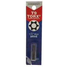 Best Way Tools 86776 Tamper Security T9 TORX Screwdriver Bit, 1" Length