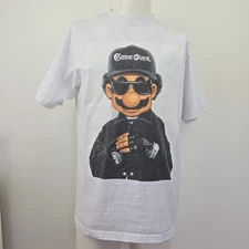 Super Mario Kart NWA Easy E Parody Nintendo Rap T Shirt Game Over Shaka Wear L