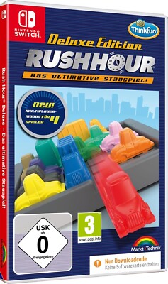 Rush Hour - ThinkFun - Stauspiel - Deluxe Edition - Switch - Code in a Box - NEU