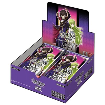 Union Arena CODE GEASS: Lelouch of the Rebellion Booster FACTORY SEALED English