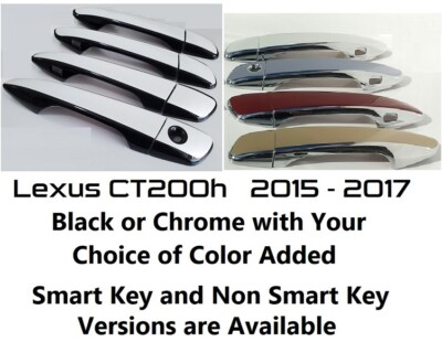 #ad #ad Custom Black or Chrome Door Handle Overlays 2015 2017 Lexus CT200h U PICK COLOR $65.00