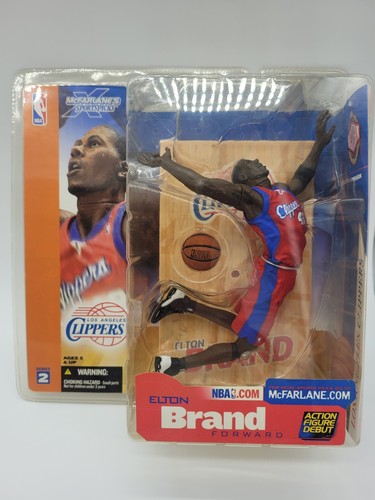 2002 McFarlane STEVE FRANCIS ELTON BRAND -NBA Series 2 Rockets CLIPPERS FIGURES - Picture 2 of 13