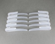 Clear set 2 interlocking hair crab claw combs accessory side clip updo twist