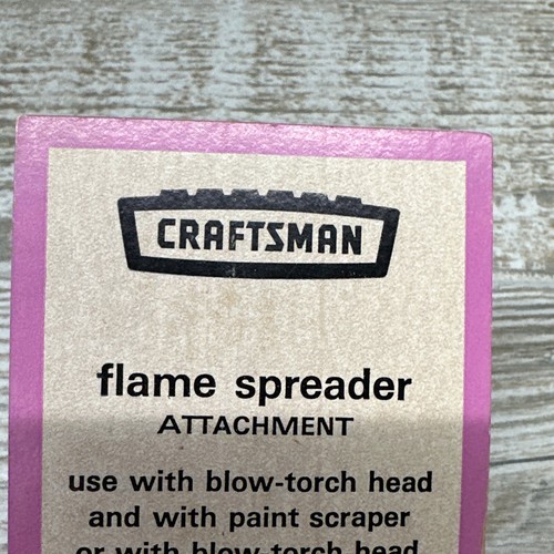 ACCESORIO ESPARCIDOR DE LLAMA ARTESANAL VINTAGE PARA ANTORCHA DE PROPANO NOS 5417 Sears EE. UU. - Imagen 4 de 8