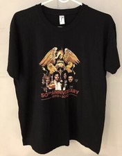 Queen 1970-2020 50th Anniversary Black Shirt Large