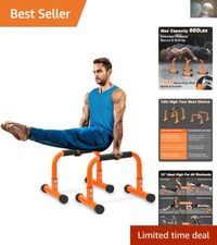 12-Inch Push Up Bars - 660LBS Capacity Ergonomic Fitness Equipment