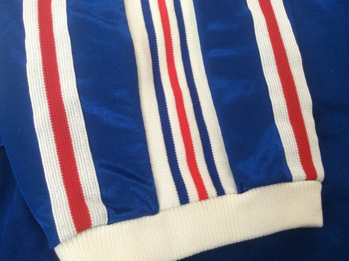フランス代表　フェデレーションオーセンティックジャージー　1986 2010 France National Team FFF Home Jersey 1986 Retro Vintage Mens