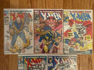 X-Men: X-Cutioner's Song (Marvel Comics Lot April 1994)  Parts 1, 3, 7, 9, 11