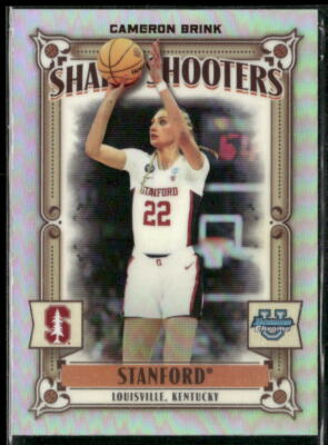 2023-24 Bowman University Chrome #SS-17 Cameron Brink Sharp Shooters