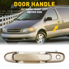 Door Handle For 1998-2003 Toyota Sienna Van Outside Front Left Driver Side Gold