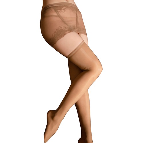 Women's Stockings Pantyhose Thigh High Stockings Sheer Lace Garter Belt Tights - Picture 36 of 58