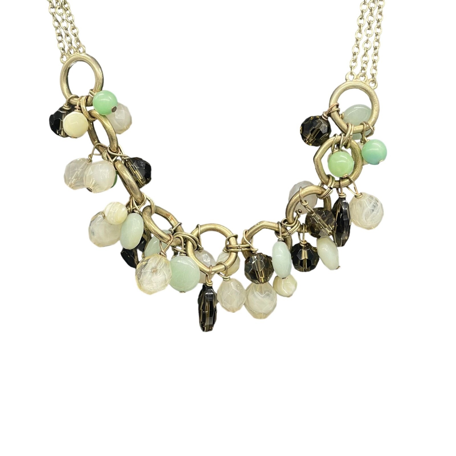 Talbots Multicolor Glass Beaded Statement Choker … - image 4