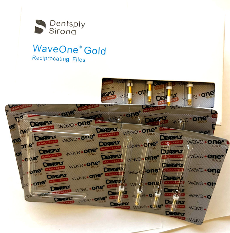 Waveone Gold Wave One Large Endodontic File Root Canal Dentsply LOT 10 PK 21mm
