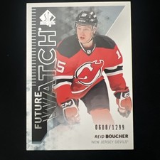 2014 SP Authentic Future Watch Reid Boucher Hockey Card 608/1299