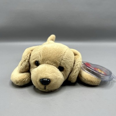 TY Fetch The Golden Retriever Dog Puppy 1998 Beanie Baby Plush Toy 1998 MWMT