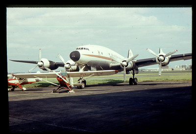 35mm Aircraft slide Lockheed L-1049 Super Constellation.