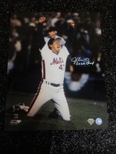 JESSE OROSCO HAND SIGNED AUTOGRAPHED 16X20 PHOTO 2X WS CHAMP INSCRIBED METS COA