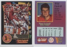 1991 Wild Card Draft Chris Gardocki #45 Rookie RC. rookie card picture