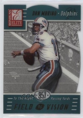 1999 Donruss Elite Field of Vision Die-Cut 21/90 Dan Marino #1C HOF 06ui