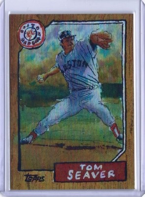 2024 Topps Spotlight by Andy Friedman Tom Seaver Twilights #T-6 Rainbow Foil 5/5