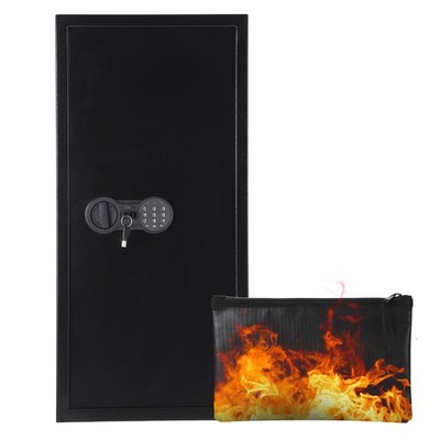 Tresor Safe Elektronischer Möbeltresor 80cm Wandtresor mit zwei Entsperrmodi