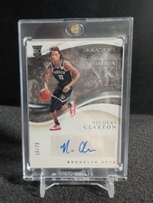 2019 Nicolas Claxton Immaculate Rookie Auto