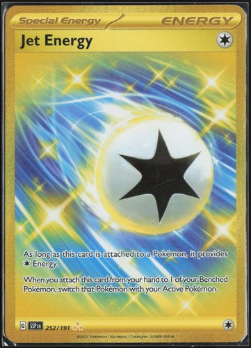 Jet Energy Surging Sparks 252/191 HR Holo Pokémon — English NM