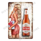 Poland Beer Brand Vintage Tin Metal Signs 8x12 Retro Funny Poster Decor For Ba