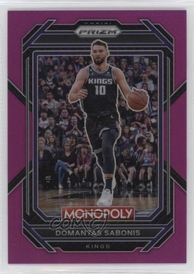 2022-23 Panini Prizm Monopoly Pink Prizm 136/149 Domantas Sabonis #77 0c4o
