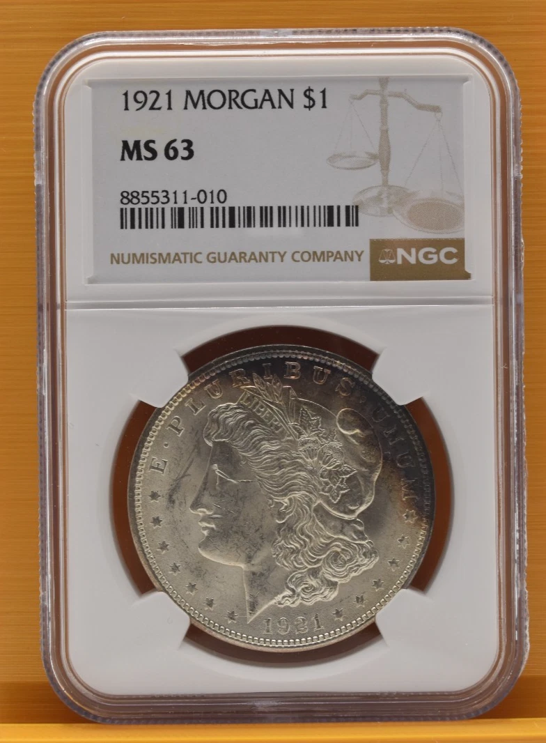 MS 63 Graded 1921 Year Morgan US Dollars (1878-1921) for sale | eBay