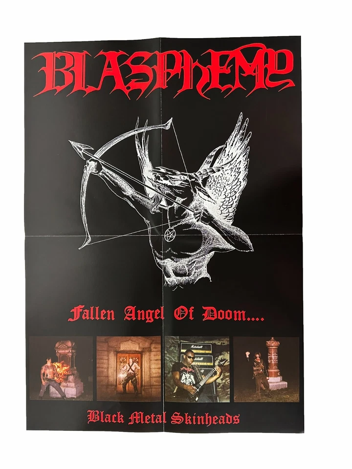 BLASPHEMY Fallen Angel Of Doom... Picture Disc LP Red Vinyl / Jacket - Image 4 of 4