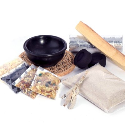 10 tlg all inclusive Weihrauch Kräuter Räucher Set 1A Premium Profi Schnupperset