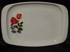 JAJ Pyrex June Rose Large Platter Serving Tray Vintage Retro 1960s England 15"