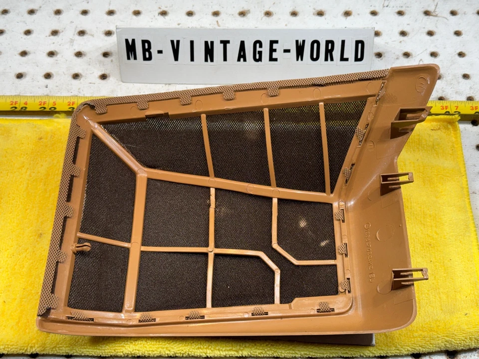 Original Mercedes 86-91 C126 W126 Tapa Cubierta Trasera R Pass PALOMINO Altavoz 1 Cubierta Foto 2 de 4