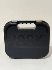 Glock 43x pistol case, black, factory original, with brush, rod and instructions