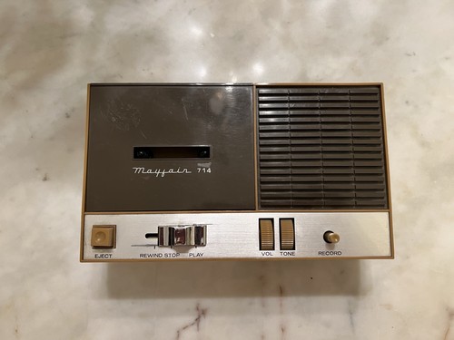 Mayfair 714 Vintage Cassette Deck Recorder Beige