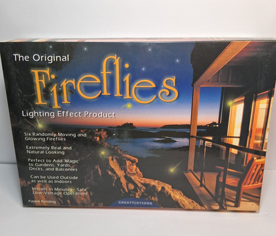 Creativations The Original Fireflies Realistic Lighting Effect Set New Open Box