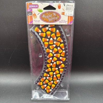 Lemax Sugar N Spice Halloween Gingerbread 2005 Curved Candy Corn Road Village 