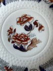 Antique W.T Copeland & Sons England Imari Style Peonies Side Plate Square 6 3/4” — photo 3
