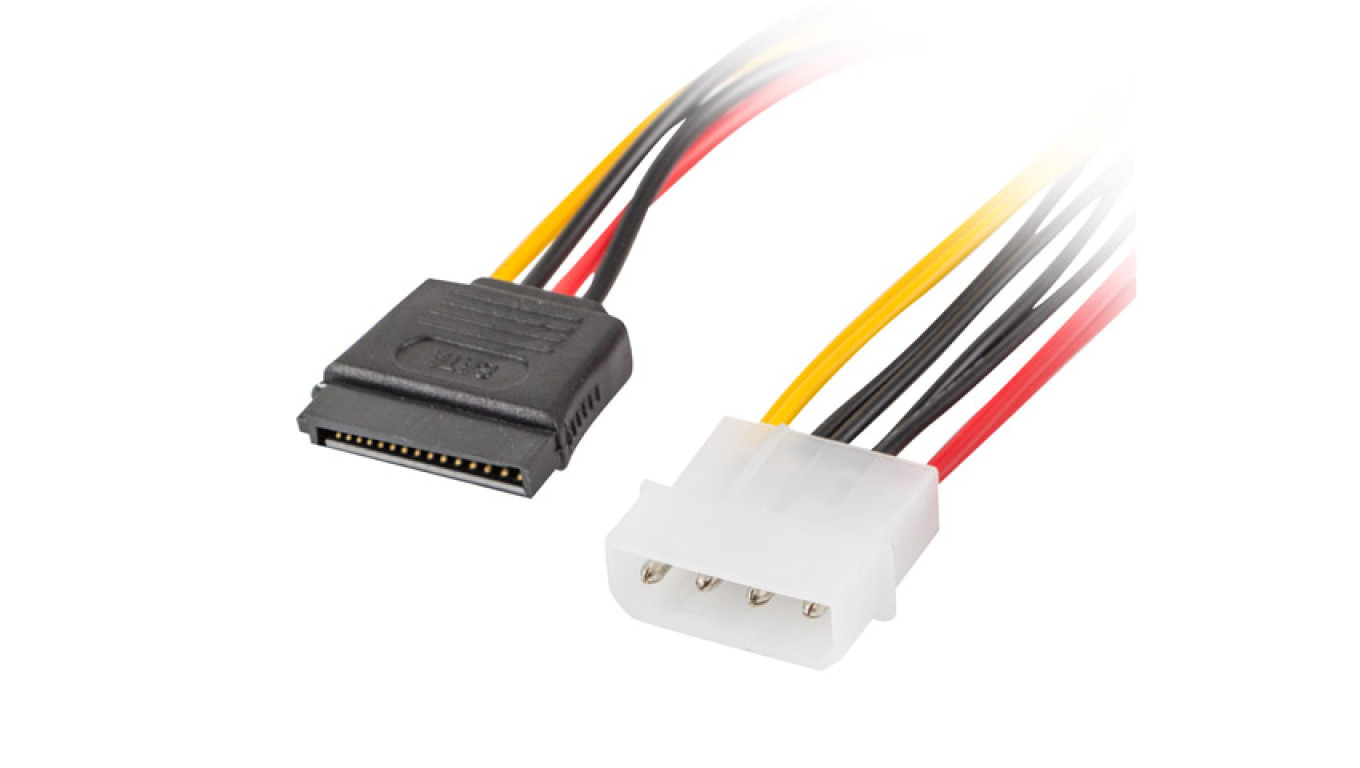 Кабель для подключения MOLEX (M) - SATA(F) x2 30 см CA-HDSA-11CU-0030