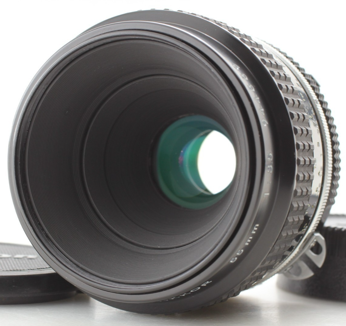 Tested [N MINT] Nikon Ai Micro Nikkor 55mm f3.5 MF Lens For Nikon