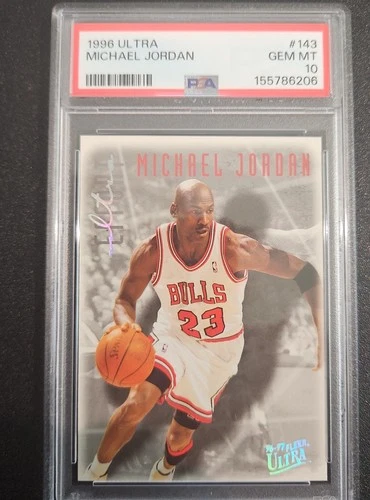 1996-97 Fleer Ultra - Ultra Effort Michael Jordan #143 PSA 10