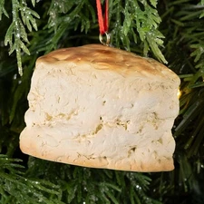 Cracker Barrel Buttermilk Biscuit Christmas Holiday Ornament