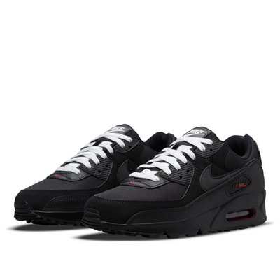 Nike Air Max 90 BRED Black Sport Red Men's Sneakers | eBay Nike Air Max 90 BRED Black Sport Red Men's Sneakers | eBay