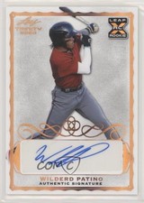 2020 Leaf Trinity Auto Wilderd Patino #A-WP1 Auto n1u